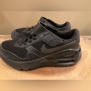 Nike Shoes Youth 1Y Air Max SYSTM Sneaker Black Mesh Comfort Low Top DQ0285-004‎